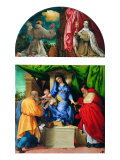 Buy St Francis and St Clare. Madonna with the Child and Sts Joseph and Jerome at AllPosters.com