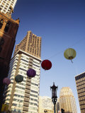 Low Angle View of Buildings, Chinatown, San Francisco, California, USA