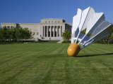 Gaint Shuttlecock Sculpture in Front of a Museum, Nelson Atkins Museum of Art, Kansas City
