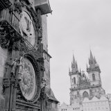 Low Angle View of an Astronomical Clock on a Government Building, Old Town Hall, Prague