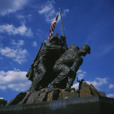 Low Angle View of a War Memorial, Iwo Jima Memorial, Arlington National Cemetary, Washington, DC
