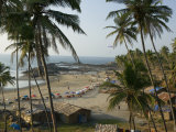 High Angle View of a Beach, Vagator Beach, Goa, India