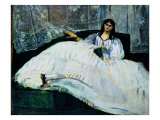 Buy Portrait of Jeanne Duval (Woman with Fan) at AllPosters.com