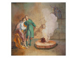 Buy Esau Selling His Birthright for a Lentil Plate at AllPosters.com