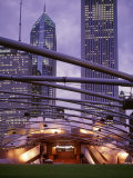 Illinois, Chicago, Millennium Park, Pritzker Pavilion, Outdoor Amphitheater