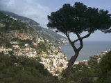 High Angle View of a Town, Positano, Amalfi Coast, Campania, Italy