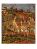 Red Roofs, Corner of a Village, Winter Giclee Print