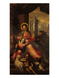 Buy Holy Family, Young St John and St Francis at AllPosters.com