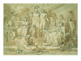 Buy The Genius of Fine Arts Crowns the Herm of Antonio Canova at AllPosters.com
