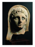 Buy Votive Male Terracotta Head at AllPosters.com