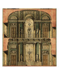 Buy Project Plan of Villa Olmo in Como: Longitudinal Section of the Ballroom at AllPosters.com