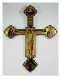 Painted Cross Crucifix