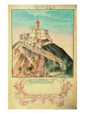 Buy "Rear View of the Castello Di Ivano Towards the Village" at AllPosters.com