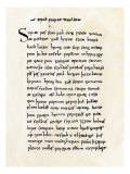 Page from the Old English Manuscript of 