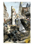 Buy Joan of Arc Burned at the Stake for Witchcraft and Heresy in Rouen, France, 1431 at AllPosters.com