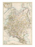 Map of Russia, 1870s