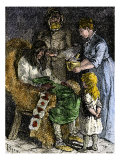 Narcissa Whitman Nursing a Sick Native American During the Whitmans
