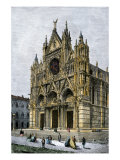 Buy Cathedral of Siena, Italy, 1800s at AllPosters.com