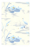 Blue Pond with Herons