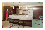 Modern Kitchen with Brown Cabinets