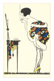 Flapper Smoking in Front of Mirror