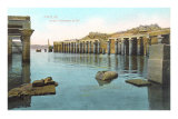 Temple at Phylae at Flooding of Nile