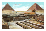 Pyramids and Sphinx at Giza, Egypt