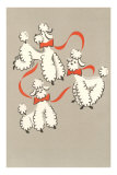 Three Poodles Caricature