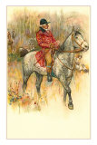 Fox Hunter on Grey Horse