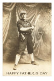Happy Father's Day, Vintage Baseball Player