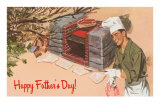 Buy Happy Father's Day, Autumn Barbecue at AllPosters.com