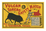 Buy Vulcan Safety Matchbox, Torero and Bull at AllPosters.com