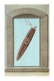 Cigar in Stone Window
