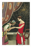 Buy Fortune Teller Reading Flapper's Palm at AllPosters.com