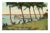 Watching Boat Races, Palm Beach, Florida