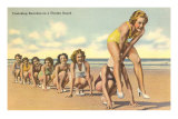 Buy Ladies Playing Leap-Frog, Florida at AllPosters.com