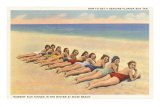 Bathing Beauties on Miami Beach, Florida