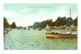 Lagoon. Lincoln Park, Chicago, Illinois