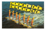 Water Skiers, Cypress Gardens, Florida