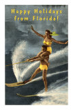 Happy Holidays from Florida, Water Skiers