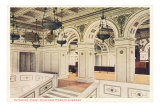 Buy Interior, Library, Chicago, Illinois at AllPosters.com