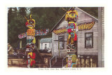 Buy Totem Poles, Vancouver Island, British Columbia at AllPosters.com