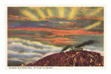 Sunrise from Pike's Peak, Colorado