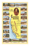 Buy Map of California Missions at AllPosters.com