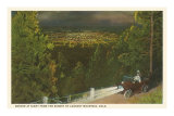 Night, Overview of Denver, Colorado