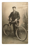 Buy Boy with Bicycle at AllPosters.com