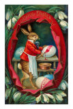 Joyful Easter, Rabbit inside Egg