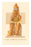 Buy Colossus of Memnon, Rendering, Egypt at AllPosters.com