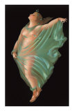 Woman in Green Tulle, Illustration