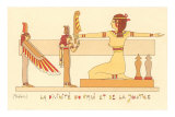 Buy Rendering of the Goddess of Truth and Justice (Maat) Egypt at AllPosters.com